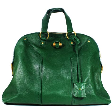 green yves saint laurent bag|yves saint laurent bag vintage.